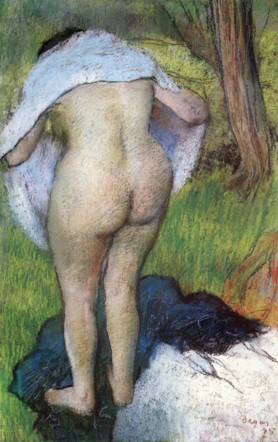 Dopo il bagno. Donna che si asciuga - National Gallery of Art, Washington
